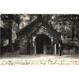 Vintage 1915 Postcard Tomb Of President McKinley West Lawn Cemetery Canton Ohio